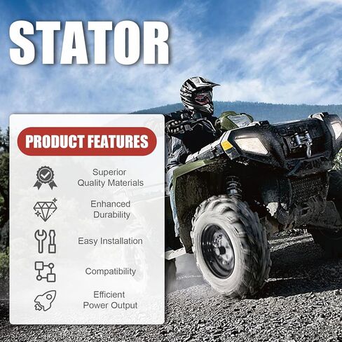 Stator for Polaris Sportsman 600 700 OEM: 2202602 4010709 4060150 4011103 2202603 in Kuwait