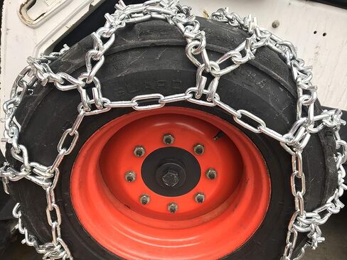 TireChain.com 12-16.5، 12 16.5 V-Bar Duo Grip مجموعة سلاسل إطارات الجرار مكونة من 2 in Kuwait