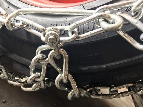 TireChain.com 12-16.5، 12 16.5 V-Bar Duo Grip مجموعة سلاسل إطارات الجرار مكونة من 2 in Kuwait