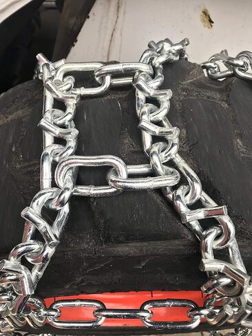TireChain.com 12-16.5، 12 16.5 V-Bar Duo Grip مجموعة سلاسل إطارات الجرار مكونة من 2 in Kuwait