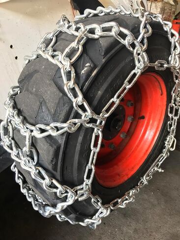 TireChain.com 10-16.5, 10 16.5 Duo Grip Tractor Tire Chains Set of 2 in Kuwait