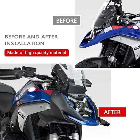 Front Side Fairing for R1300GS 2023 2024 2025 2026 R 1300GS Motorcycle Aero Winglet Spoiler Downforce Wind Deflector Guard in Kuwait