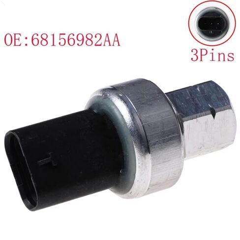مفتاح مستشعر ضغط التيار المتردد متوافق مع ذاكرة الوصول العشوائي لـ Promaster 1500 2500 3500 2014-2020 OEM: 68156982AA 68141376AB 68308727AA مستشعر ضغط مفتاح تكييف الهواء in Kuwait