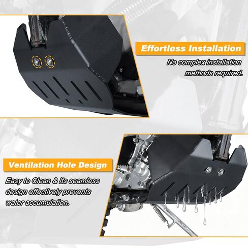 Motorcycle Skid Bash Plate Fit for KLX300R 97-07 20-25/KLX250R 94-96/KLX250 KLX250S 06-22/KLX300 SM 21-24 in Kuwait