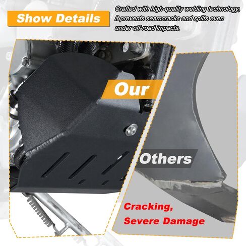 Motorcycle Skid Bash Plate Fit for KLX300R 97-07 20-25/KLX250R 94-96/KLX250 KLX250S 06-22/KLX300 SM 21-24 in Kuwait