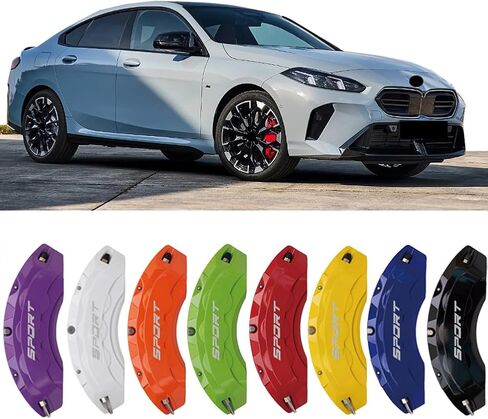 4 قطع أغطية فرجار الفرامل الألومنيوم لسيارات BMW 228 230 328 330 430 530 540 740 760 / X1 X2 X3 X4 X5 X6 X7 - ملحقات السيارات (أزرق، X7) in Kuwait