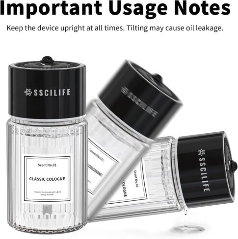 إعادة تعبئة معطر هواء السيارة، زيت عطري بدون ماء، فقط لمعطر هواء السيارة الذكية SSCILIFE، رقم 04 الفاوانيا العنبر in Kuwait