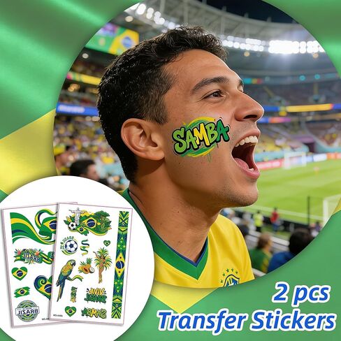 3 Pack Mexico Face Paint Stick Body Paint Sticks for Soccer Fans, Hypoallergenic & Washable Face Painting Sticks for Football Fans, Sports Cheering & Party Makeup National Events (red white green) in Kuwait