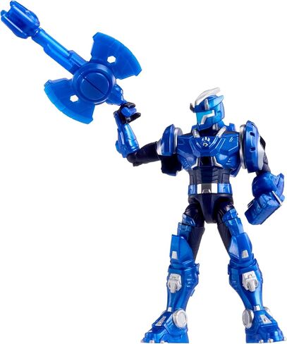 Triceratops Pilot (TJ) Action Figure Toy, 3.75-Inch Poseable Figure with Interchangeable Armor Pieces and Transforming Weapon, Kids, Boy, Girls, Ages 6+ in Kuwait