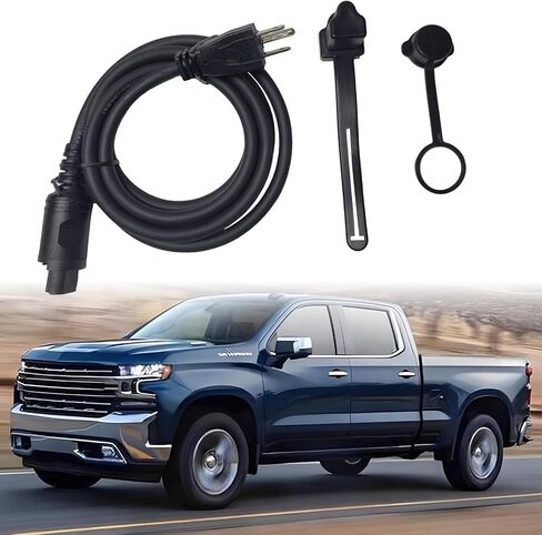 84564686 Engine Block Coolant Heater Cable Cord Compatible with Chevrolet 2019-2023 Silverado 1500/LD/LTD, for 2020-2024 GM 2500/3500 HD Duramax Trucks, for Buick Cadillac 2019-2022 in Kuwait
