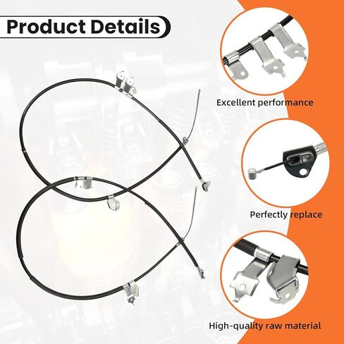 2 Packs 464300R012 Parking Brake Cable Compatible with RAV4 2011-2018 Rear Left and Right ‎46430-0R013 in Kuwait