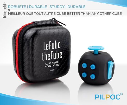 PILPOC theFube Fidget Cubes 2 Pack - Midnight and Midnight/Sapphire 6-Sided Infinity Cubes in Kuwait