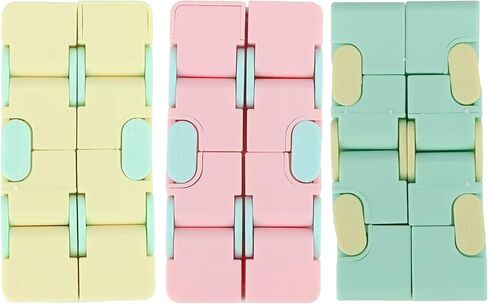 Cubes 3PCS 3PCS Infinite Decompression Toy Matte Finish Hand Toy for Kids and Adults Stress Relief Ideal Office Desk in Kuwait