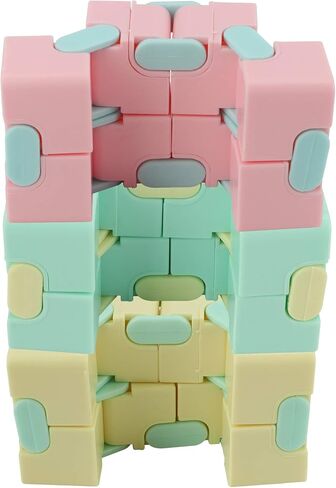 Cubes 3PCS 3PCS Infinite Decompression Toy Matte Finish Hand Toy for Kids and Adults Stress Relief Ideal Office Desk in Kuwait