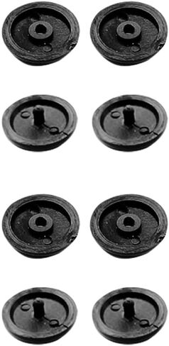 4 PCS Seat Belt Stopper, Snap-On Seatbelt Stopper Kit, Anti-Slip Seat Belt Clip, Prevent Buckle from Sliding, No Tools Installation, Universal for Most Cars, Trucks, SUVs (Black) in Kuwait