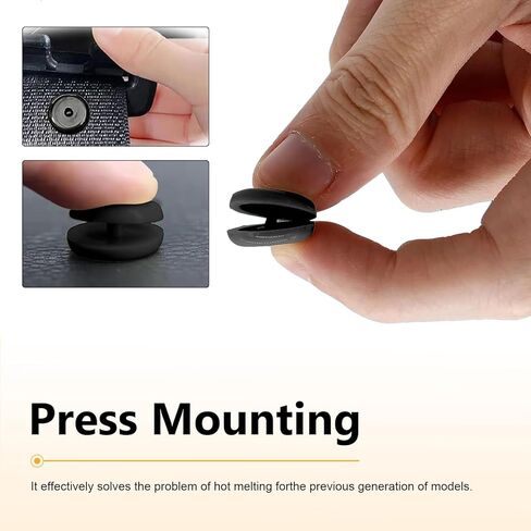 4 PCS Seat Belt Stopper, Snap-On Seatbelt Stopper Kit, Anti-Slip Seat Belt Clip, Prevent Buckle from Sliding, No Tools Installation, Universal for Most Cars, Trucks, SUVs (Black) in Kuwait