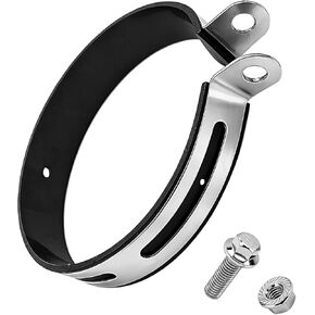 Motorcycle Exhaust Clip Brackets Universal Exhaust Hanger Bracket, Universal Motorcycle Clamp Muffler Repair Clip Pipe Bracket Hanger Mount in Kuwait