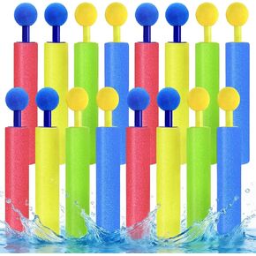 16 Pack Water Guns for Kids, Foam Water Blaster Soaker Squirt Guns for Kids & Adults, Summer Outdoor Pool Beach Toys, Party Favors, Family Games in Kuwait
