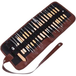 Clay Tools Carving Oil Pottery Repair 22 Sets Of Radium Wire With Pen Bag Set in Kuwait