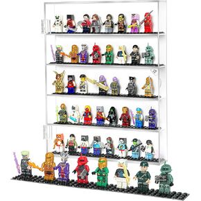 Minifigure Display Case for Lego - Acrylic Wall Cabinet, Dust-Proof Building Block Figure Display Box for Collectibles (1, Medium) in Kuwait