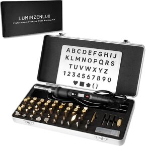 Professional Wood Burning Kit, 60 Pcs Adjustable Temperature Wood Burning Pen Set - Ultimate DIY Wood Burning Tool in Premium Metal Case, Ideal Gift for Pyrography, Wood, Leather, Carving, Soldering in Saudi Arabia
