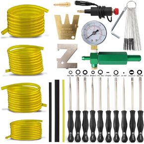 AUTOKAY 23 Pcs Carburetor Adjustment Tool Screwdriver Kit for Common 2 Cycle Small Engine Carb Tune up Adjusting Tool with Spark Plug Engine Ignition Tester Tool, 57-21-1 Carburetor Leak Detector in Kuwait