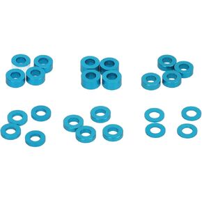 24 pcs Blue Ball Bearing Kit, RC Ball Bearing Kit Blue Seals, 0.2in Outer Diameter 0.1in Inner Diameter for 53539 TT02 TT01 XV01 XV02 in Saudi Arabia