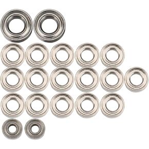 قطع غيار نماذج RC متوافقة مع محوري لـ SCX24 90081 AXI00001 AXI00002 1/24 RC الزاحف قطع غيار السيارات ملحقات 20 قطعة مجموعة محمل كروي فولاذي in Kuwait