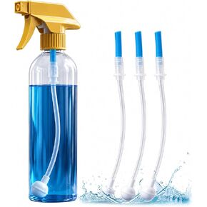 3 Pack Universal Fit 360° Spray Bottle Adapter, Reusable Tilted Spray Bottle Adapter with Flexible Tube, Weighted 360° Spray Accessories for Any Spray Nozzle, Multi-Scene Use in Kuwait