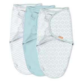SwaddleMe™ by Ingenuity™ Comfort Pack – Size Small, 0-3 Months, 3-Pack (Baby Elephant) Baby Swaddle Set in Saudi Arabia