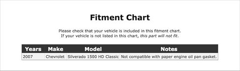 Transfer Case Gasket Set Compatible With Chevrolet Silverado 1500 HD Classic 2007 P-3991013 in Kuwait