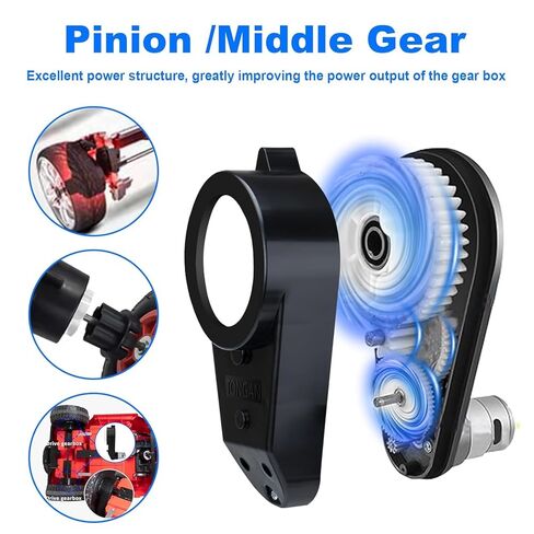 24V Powered Wheels Motor Upgrade RS555 High Speed 40000RPM Motor with Gearbox 2Pcs Replacement for Ride On Toys Compatible with 24 Volt Kids Electric Cars Powered Wheels Drive Engine in Kuwait