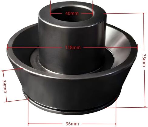 40mm Wheel Balancer Cone for Tire Balancing Machine, Size of 3.74" to 4.72" (96 to 118mm), Universal Accessory in Kuwait