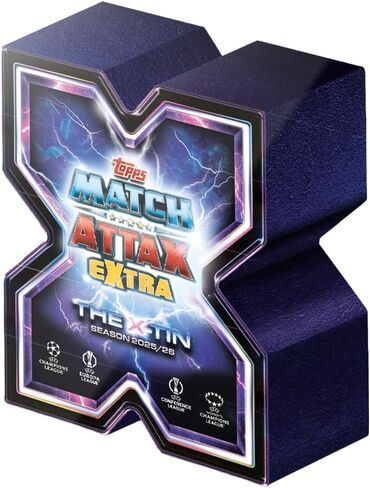 Topps UCC Match Attax Extra 2026 - X Tin - Includes 64 Cards Plus an X Greats LE Card and a Bonus Electrix LE Card in Kuwait