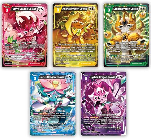CookieRun: Braverse Trading Card Game - Arena of Glory Booster - 4 Pack Bundle (9 Cards Each) - Deck Building, Strategy Battle TCG, Randomly Assorted in Kuwait