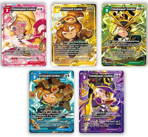 CookieRun: Braverse Trading Card Game - Arena of Glory Booster - 4 Pack Bundle (9 Cards Each) - Deck Building, Strategy Battle TCG, Randomly Assorted in Kuwait