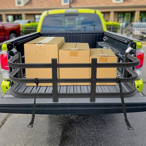 Truck Bed Extender, Adjustable Length Pickup Truck Extender for Colorado/Canyon/Ranger/Maverick, Aluminum 59.5"-69.5" Retractable Tailgate Extender, Universal Truck Bed Extender, Drill Required in Saudi Arabia