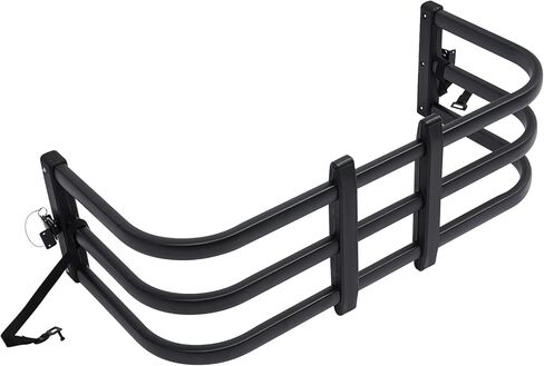 Truck Bed Extender, Adjustable Length Pickup Truck Extender for Colorado/Canyon/Ranger/Maverick, Aluminum 59.5"-69.5" Retractable Tailgate Extender, Universal Truck Bed Extender, Drill Required in Saudi Arabia