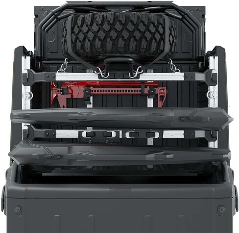 موسع السرير Polaris Lock & Ride MAX لـ Polaris XPEDITION، تثبيت بدون أدوات، فولاذ مطلي بالمسحوق، أسود غير لامع، لمزيد من التخزين بنسبة 30%، 2890091-458 in Kuwait