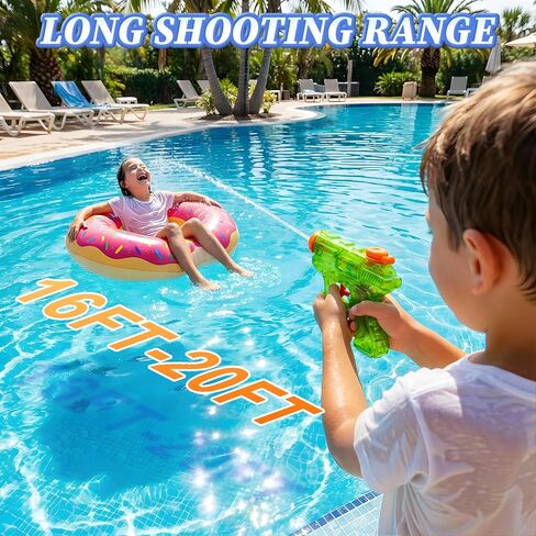 Water Guns for Kids, Mini Squirt Guns 140 Shots Per Fill, Summer Water Blaster Pool Beach Toys（2 Pack ） in Saudi Arabia