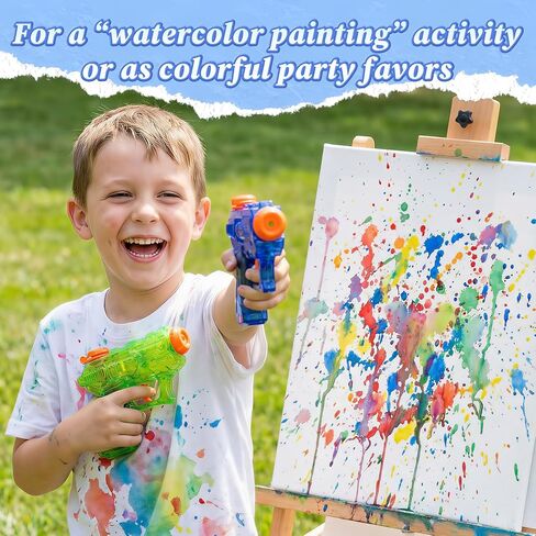 Water Guns for Kids, Mini Squirt Guns 140 Shots Per Fill, Summer Water Blaster Pool Beach Toys（2 Pack ） in Saudi Arabia