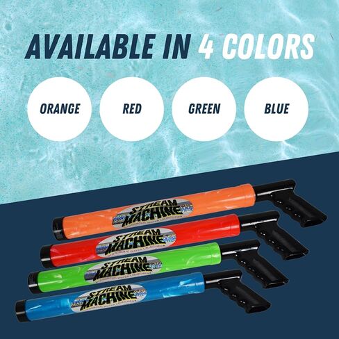 Stream Machine TL-750 Water Blaster 2-Pack – 22" High-Powered Pump Action Water Guns – Shoots Up to 70 Feet – Durable Outdoor Toys for Pool, Beach, Lake, and Backyard Fun – Ages 8+ – Colors Vary in Kuwait