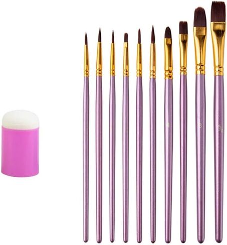 Oil Painting Tool 15-piece Set Special-Shaped Scraper Palette Sponge Seal Wooden Tip Flat Round Peak Water Chalk in Kuwait