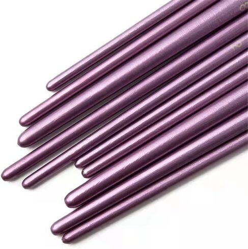 Oil Brush 10 Sets of Nylon Wool Wood Pole Light Tip Round Flat Peak Combination Graffiti Gouache Paint in Kuwait