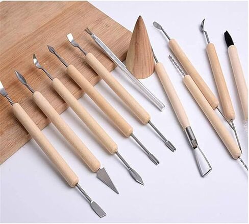 Clay Carving Stainless Steel Making Seven Needle DIY Wood 11 Sets of Metal Tools in Kuwait