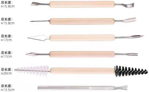 Clay Carving Stainless Steel Making Seven Needle DIY Wood 11 Sets of Metal Tools in Kuwait