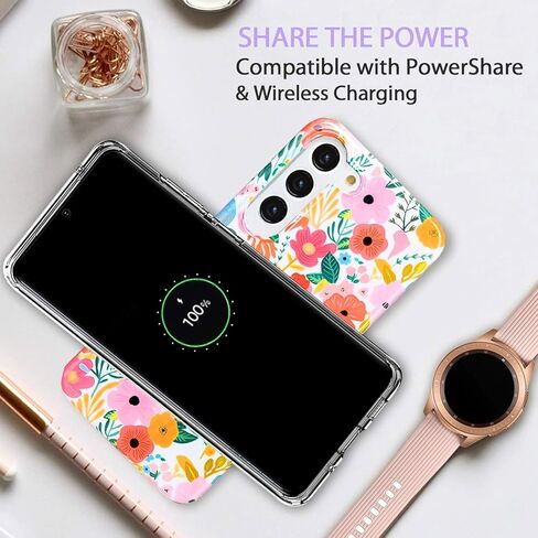 حافظة J.west Galaxy S21 5G 6.2 بوصة، لامعة فاخرة وشفافة شفافة أوبال لؤلؤية رقيقة تصميم لامع طباعة جرافيك غطاء سيليكون ناعم للنساء الفتيات حافظة هاتف واقية رفيعة من مادة TPU ملونة in Saudi Arabia