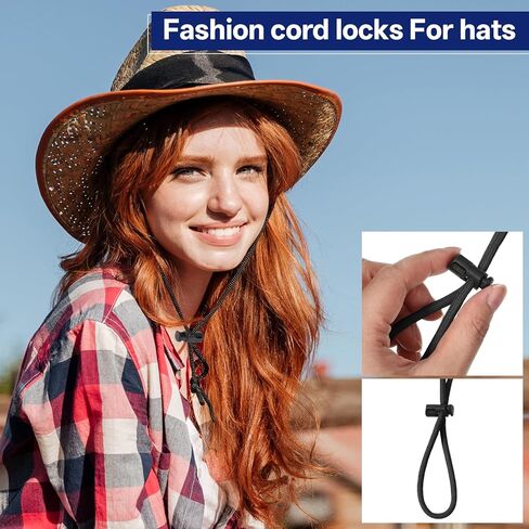 20 Pcs Paracord Cord Locks for Drawstring, Plastic Cord Lock Shoe Lace Tie Locks, Toggle Stopper Spring Clasp for Hoodie Shoelaces String Ends Sneakers Cloth Backpacks Clips Replacement in Kuwait