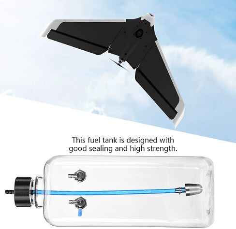 SUNGOOYUE RC Airplane Fuel Accessory, RC Model Transparent Plastic Fuel Replacement Part for RC Airplane Part(1000ml(85-120cc Airplane)) in Kuwait