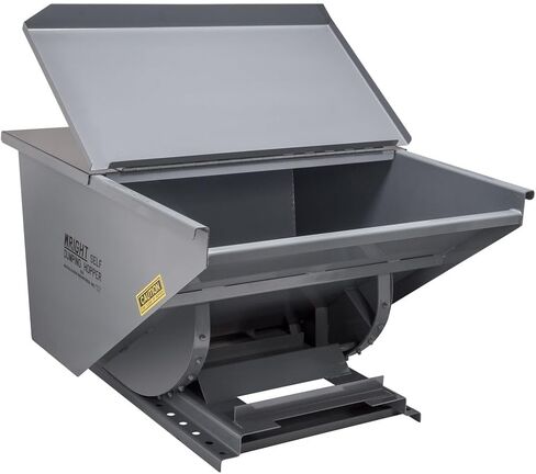 1.5 Yard Dumping Hopper for Forklifts – 1.5 Cubic Yard Steel Self-Dumping Hopper, 4000 lb Capacity, Heavy Duty Forklift Waste & Material Handling Hopper in Kuwait